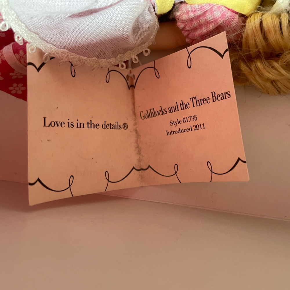 Madame Alexander Doll with Teddy Bear - Pink and Yellow - Picture 4 of 11